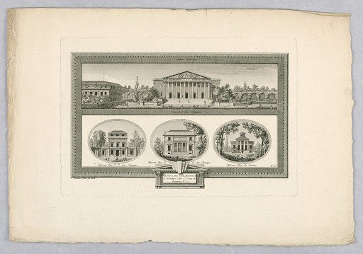 Vignettes of French Buildings