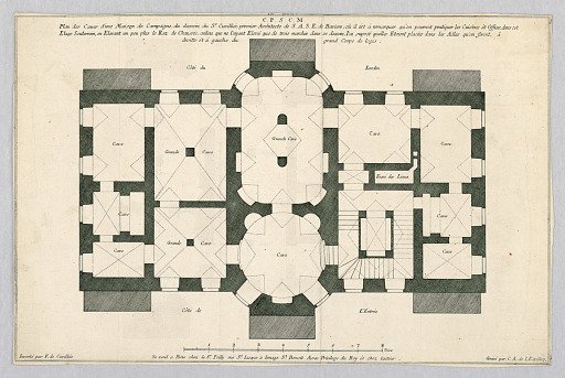 Plan of the Cellars of a Country House