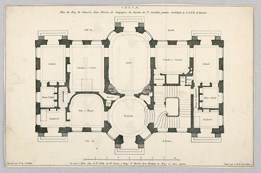 Plan of the Ground Floor of a Country House