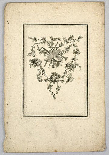 Trophy, from "Livre de Trophées des Arts et Sciences"