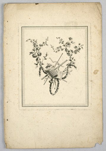 Trophy, from "Livre de Trophées des Arts et Sciences"