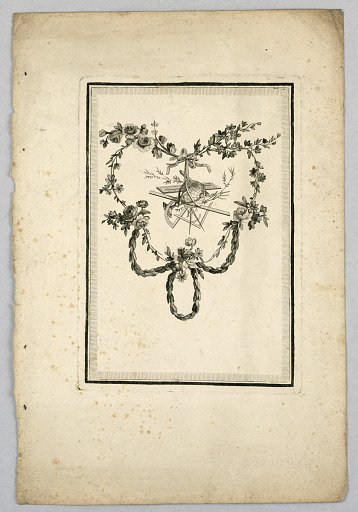 Trophy, from "Livre de Trophées des Arts et Sciences"