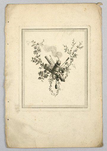 Trophy, from "Livre de Trophées des Arts et Sciences"