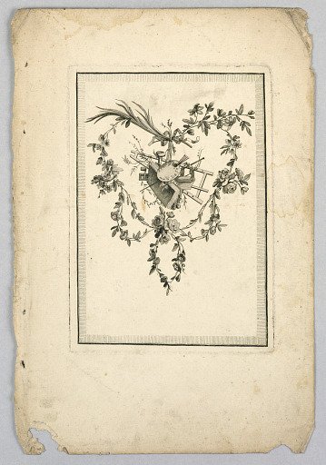 Trophy, from "Livre de Trophées des Arts et Sciences"