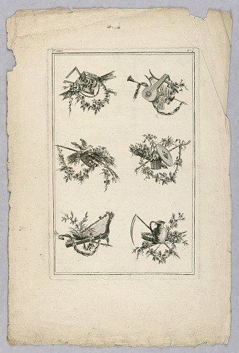 Trophy, from "Livre de Trophées des Arts et Sciences"