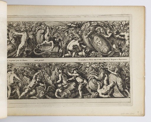 Plate from "Frises, feuillages ou tritons marins, à la romaine"