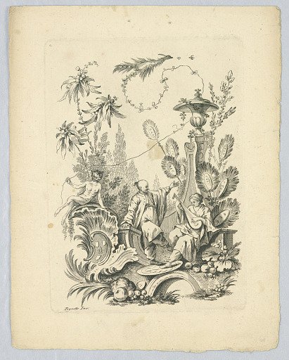 Rocaille Setting in Landscape with Classical and Chinoiserie Elements