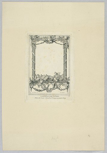 Decorated Cartel with Poetry Motifs