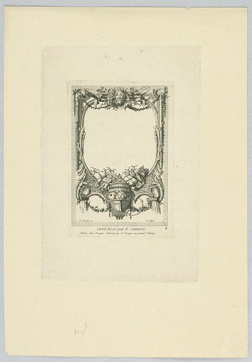 Decorated Cartel with Commerce Motifs