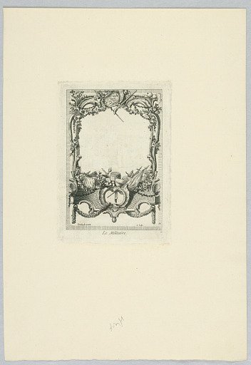 Cartel with Military Motifs
