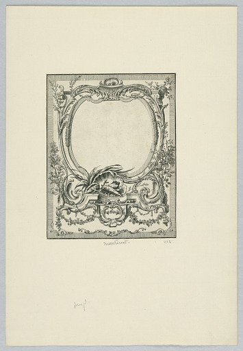 Cartouche with Sea Motifs