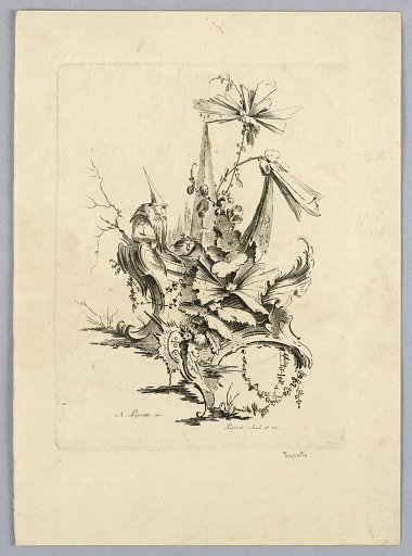 Chinoiserie Vignette with Singe