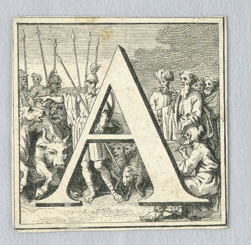 Decorated Inititial "A"
