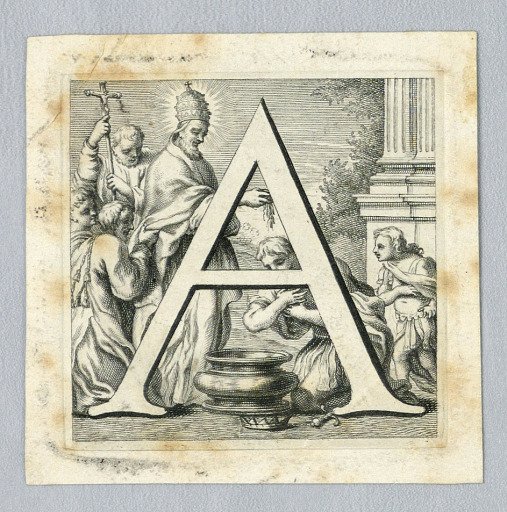 Decorated Inititial "A"