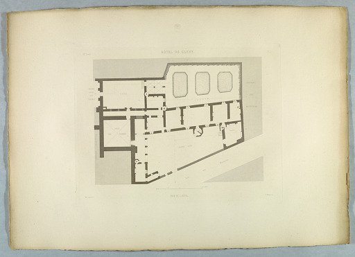 Hotel de Cluny: Plan de l'Hôtel