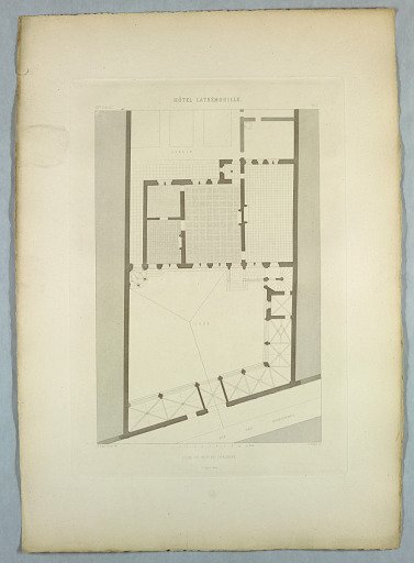 Hotel Latremouille: Plan du Rez-de-Chaussee