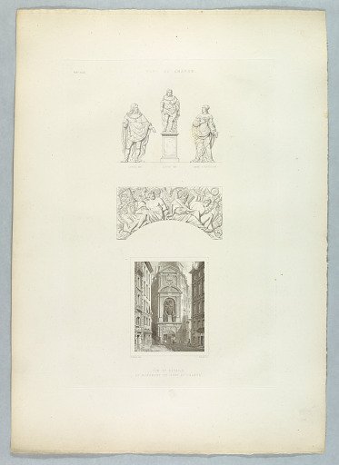 Vue et Details du Monument du Pont du Change