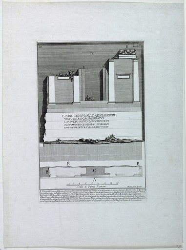 Plate IV, vol. II of "Le Antichita Romane"