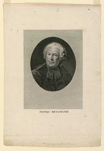 Portrait of Pietro Metastasio (1698-1782)