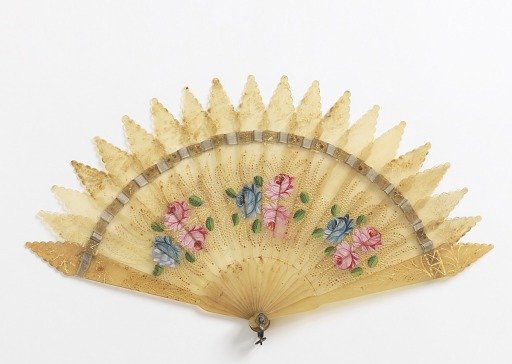 Brisé fan and case