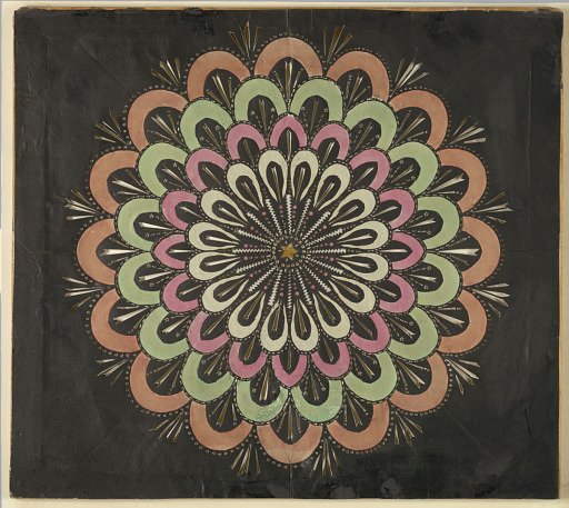 Radiating Raindrop Pattern