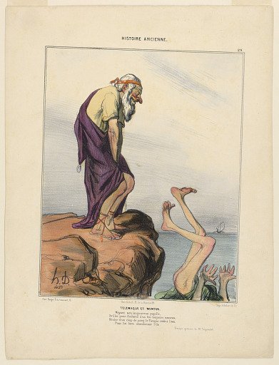 Telemaque et Mentor, plate 29 from the Histoire Ancienne
