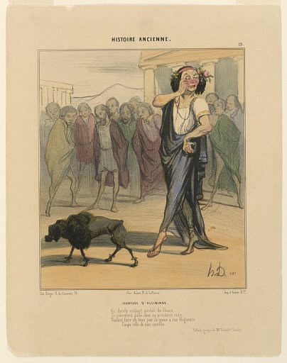 Jeunesse d'Alcibiade, plate 19 from the HIstoire Ancienne