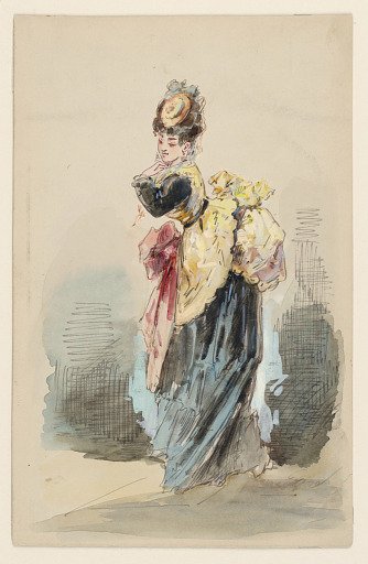A Lady Promenading