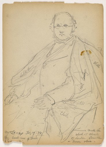 James Lenox Seated
