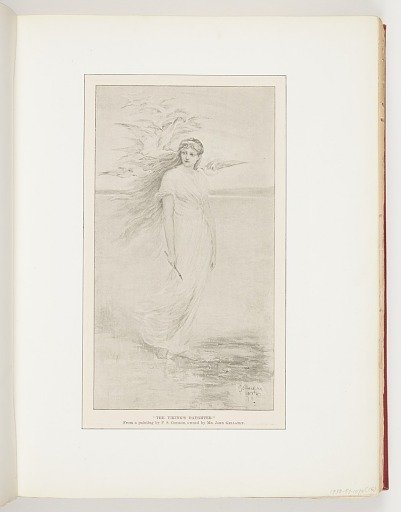 The Viking's Daughter, Illustration for Harper's New Monthly Magazine (LXXVIII, No. CCCCLXIII, December 1888, p. 2)