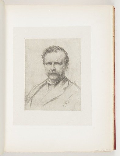 Portrait of F.S. Church, Illustration for Harper's New Monthly Magazine (LXXVIII, No. CCCCLXIII, December 1888, p. 53)