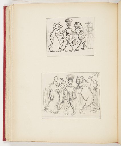 Sketches for “The Prudent Tiger” in “Comic Fables, Out of The World Series”