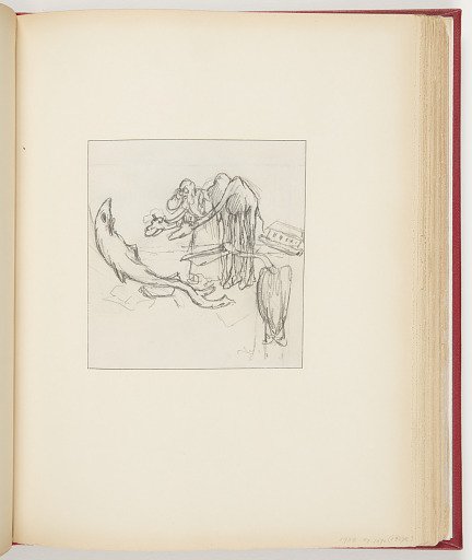 Sketch for “The Shark and the Patriarch” in “Comic Fables, Out of The World”