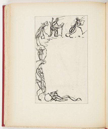 Sketch for “Grasshopper and the Ant” in “Comic Fables, Out of The World Series”
