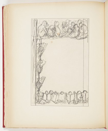 Sketch for “The Socratic Chimpanzee and the Shadow Baboon” in “Fables, Out of This World”