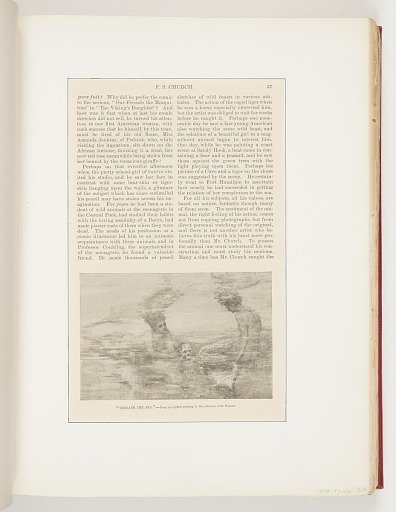 Beneath the Sea, Illustration for Harper's New Monthly Magazine (LXXVIII, No. CCCCLXIII, December 1888, p. 57)