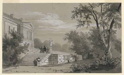 In the Park of Bercy Castle
