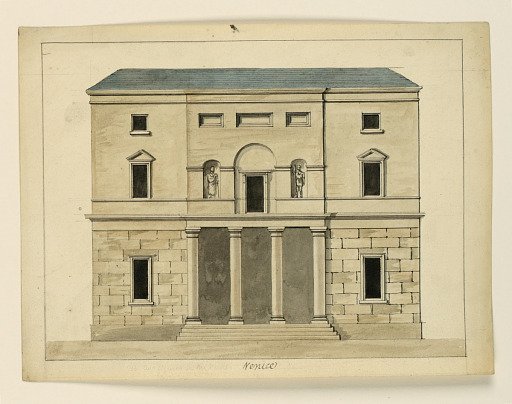 Elevation of a Theater, Venice