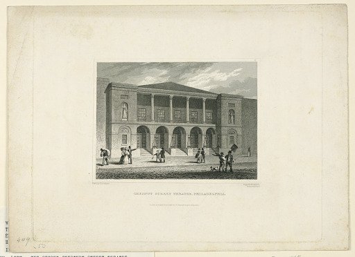 Second Chestnut Street Theater, Philadelphia
