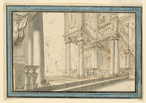 Stage Design: Atrium of a Villa