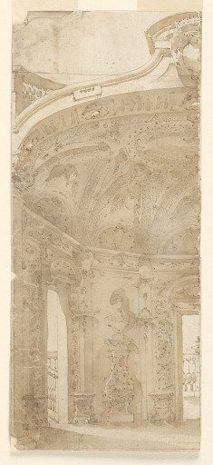 Design for a Wall Painting: View of an Imaginary Room