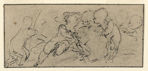 Children; Verso: Children and Bacchantes (?)