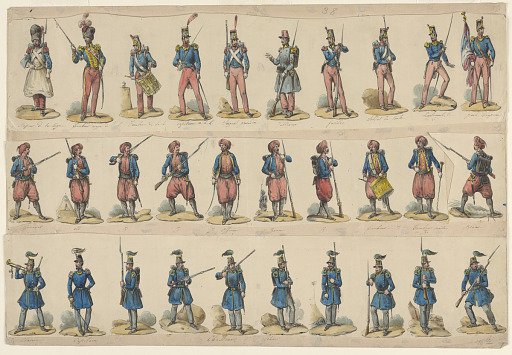 Studies of French Soldiers