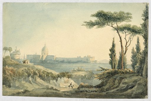 View of Rome, showing St. Peter's and the Vatican