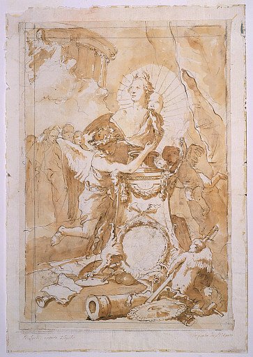 Design for Dedication Page to Charles III of Spain and the Two Sicilies