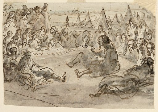 Zouaves in the Camp of St. Maur