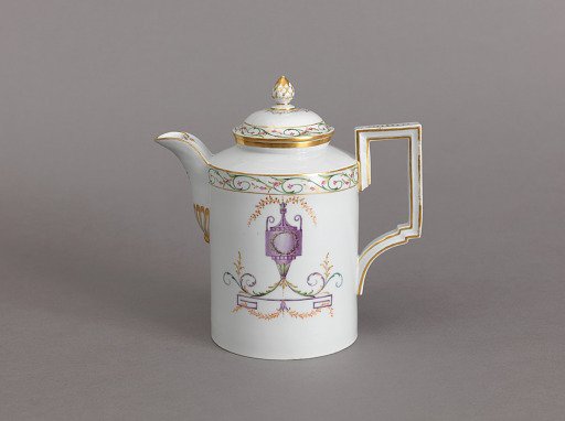 Coffeepot with Urn Pattern