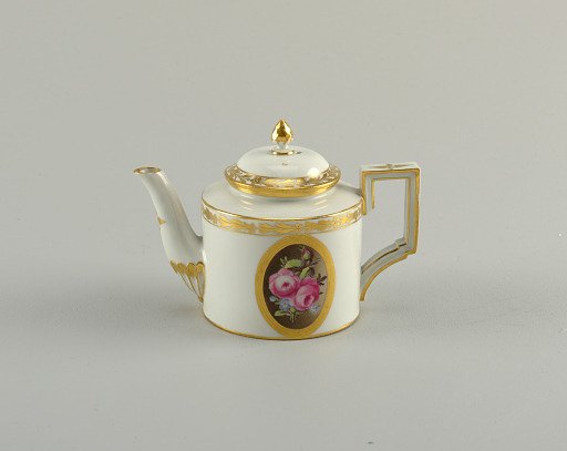 Teapot with Rose Medallion