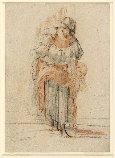 Woman with Two Children