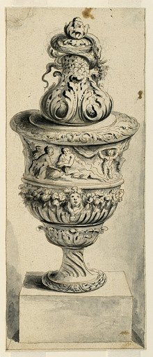 Urn on Pedestal